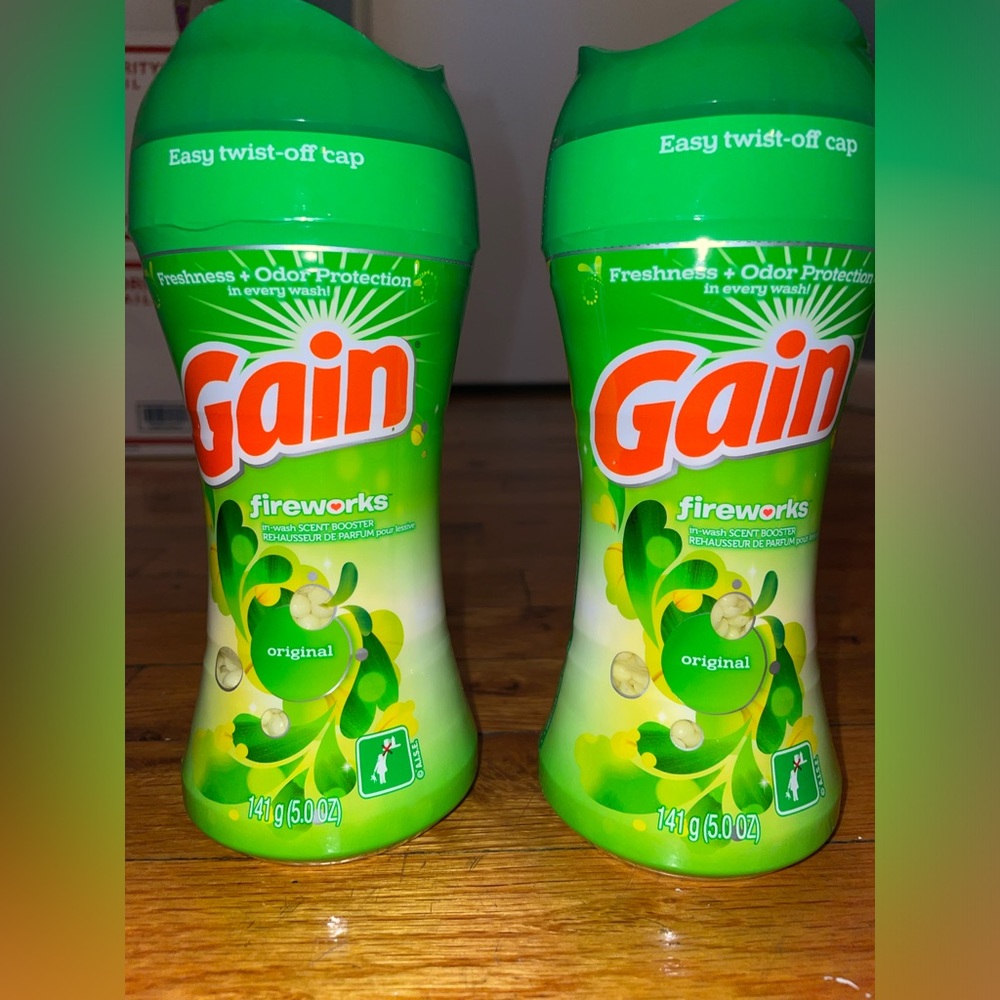 2 Pack- Gain Fireworks In-Wash Booster Beads, Original- 5oz each